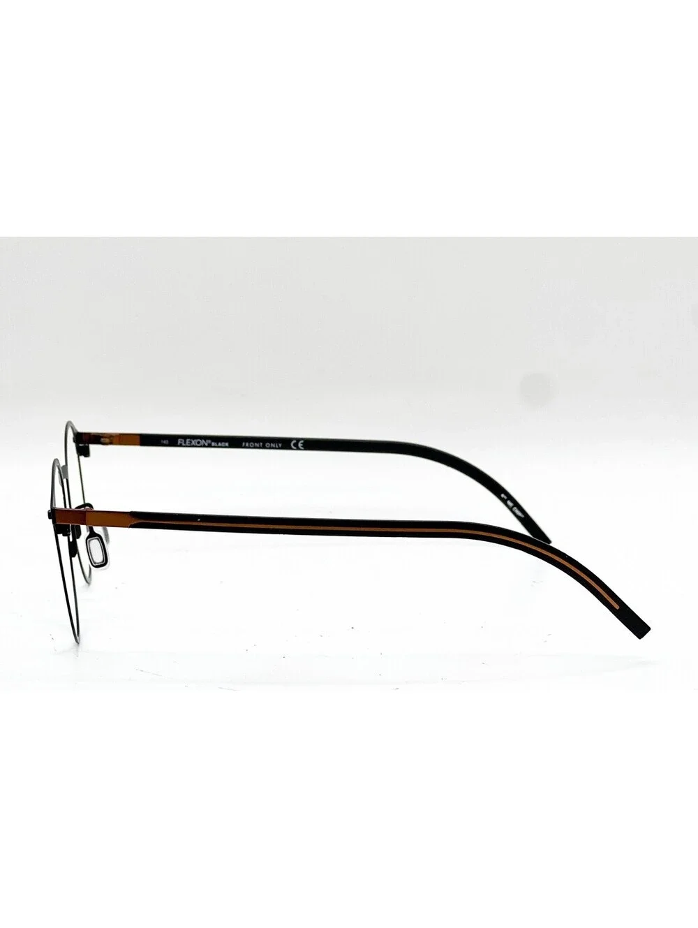 Flexon B2075 001 Black Authentic Eyeglasses 49-21-145